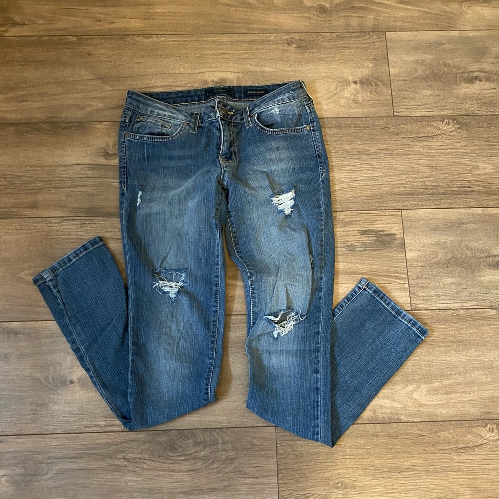 Jessica Simpson distressed jeans